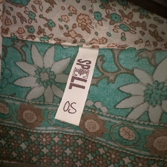 Spell & The Gypsy Original Kimono Sage Blossom Vintage - Picture 5 of 7